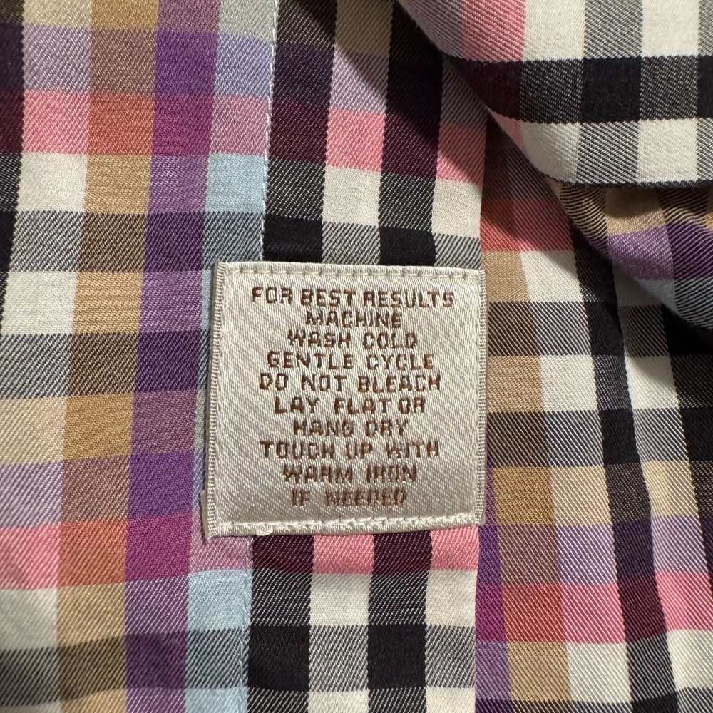 Peter Millar Polyester Button Down Shirt Multicol… - image 4